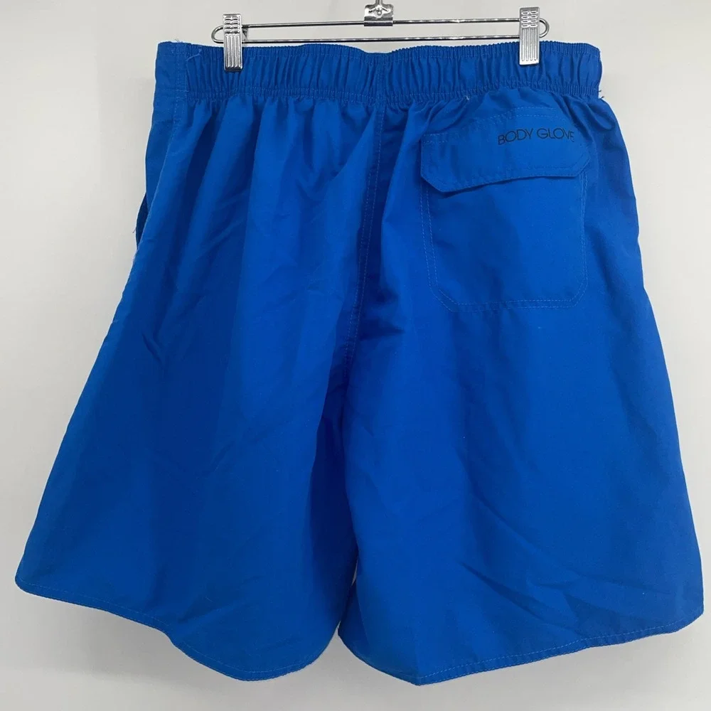 Body Glove Board Shorts Mens Large Blue Swim Trunks Mesh Lined Y2K Surf Beach